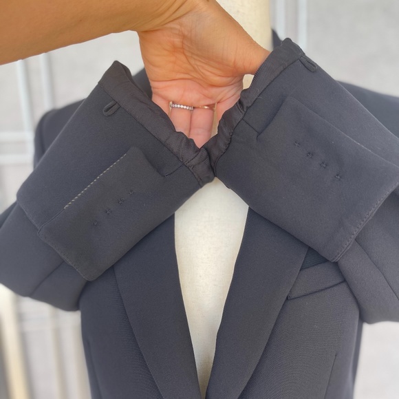 Veronica Beard Navy Cutaway Dickey Jacket sz 8 - Picture 4 of 12